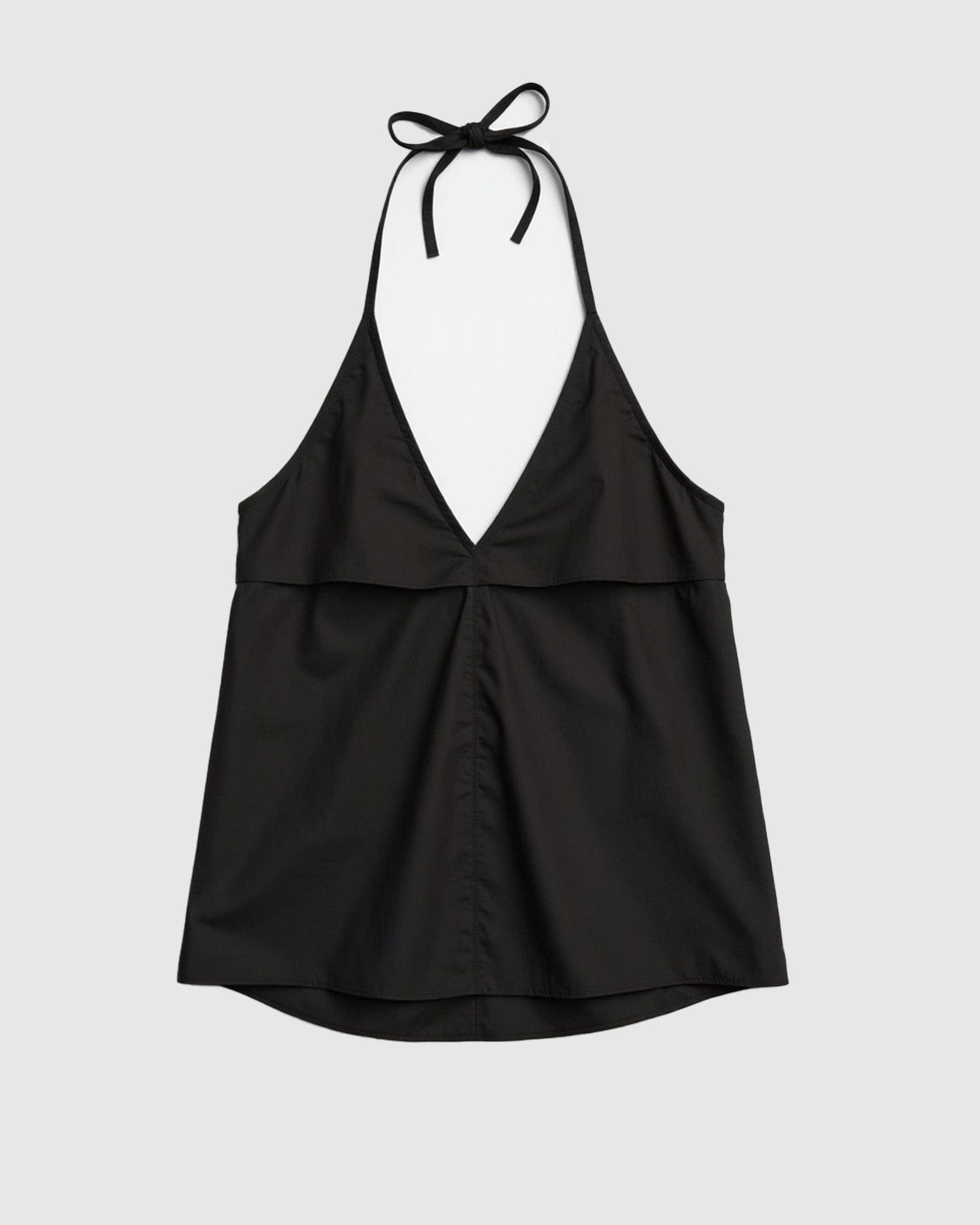 Vanessa | Vesna Organic Cotton V-Neck Halter Top in Size Small
