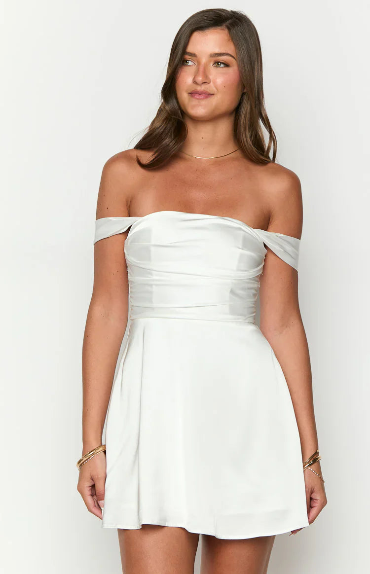 Victoria Mini Dress | White