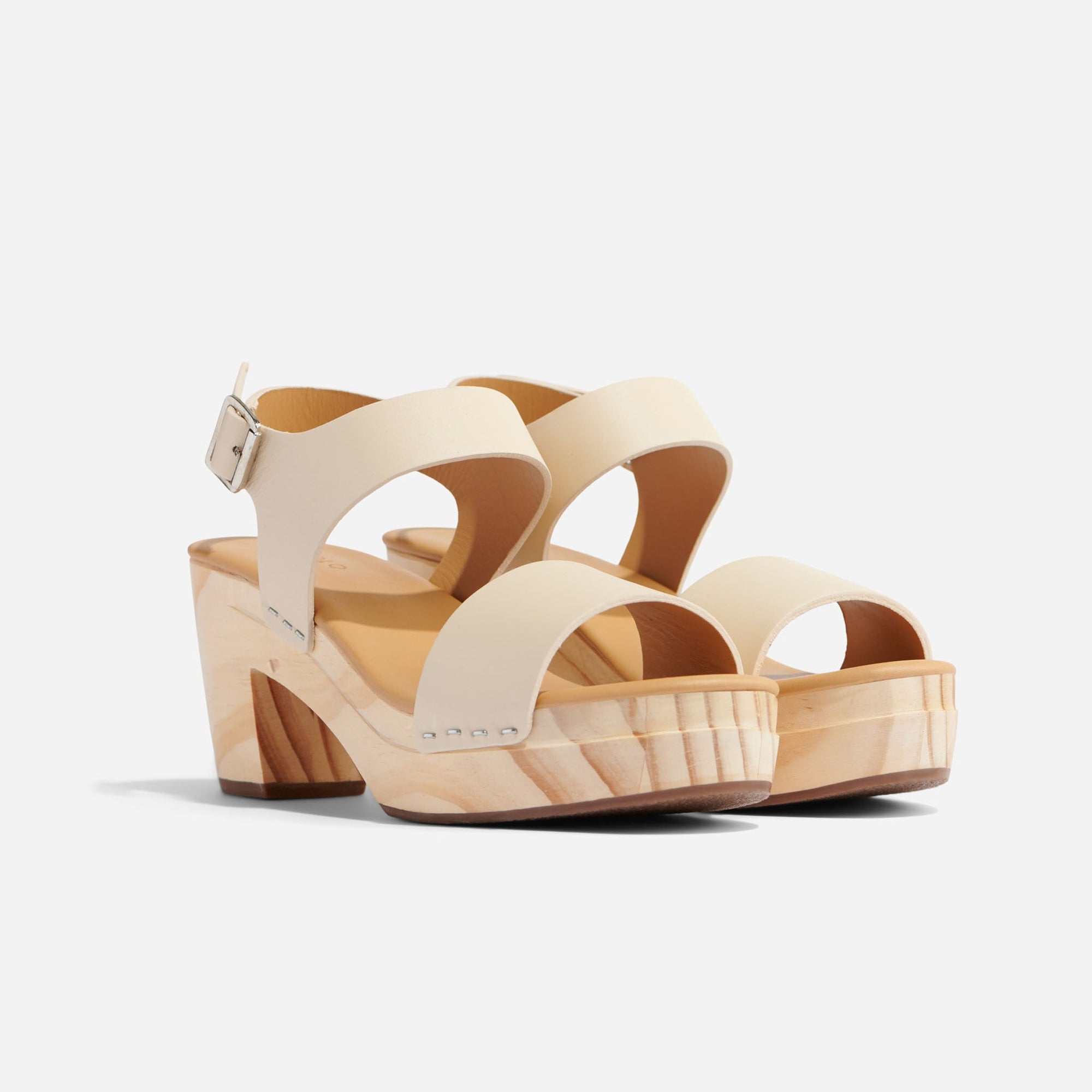 Womens | All-Day Open Toe Clog | Bone