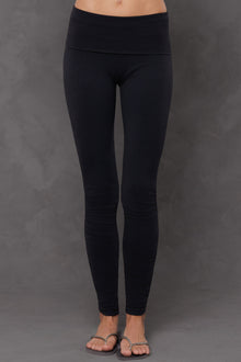 Women | Contour Rolldown Ankle Legging | Charcoal/Jet