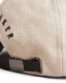 Men | Contrast Stitch Cap | White Gold