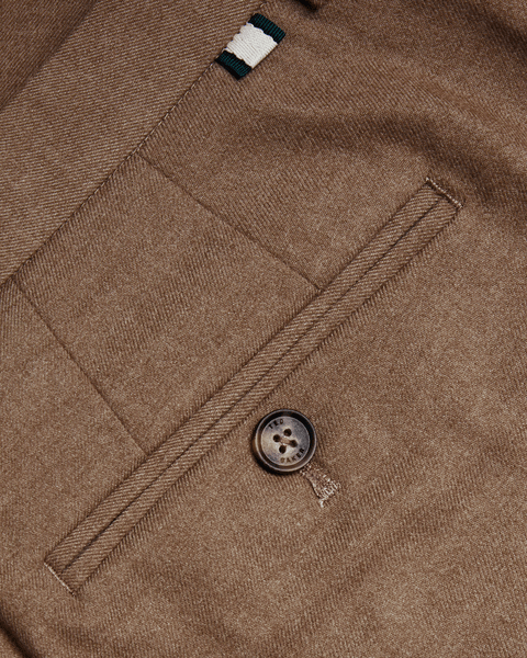 Men | Irvine Slim Fit Flannel T | Light Pastel Brown