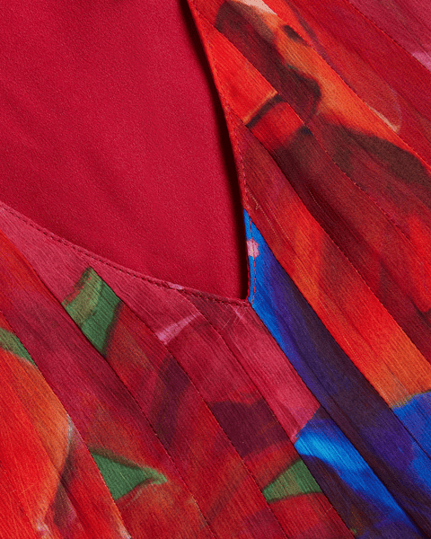 Women | Organza Tropical Bloom V | Multicolor (V2)