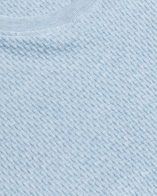 Men | Curlys Short Sleeve Reg Textured T Shirt | Light Blue