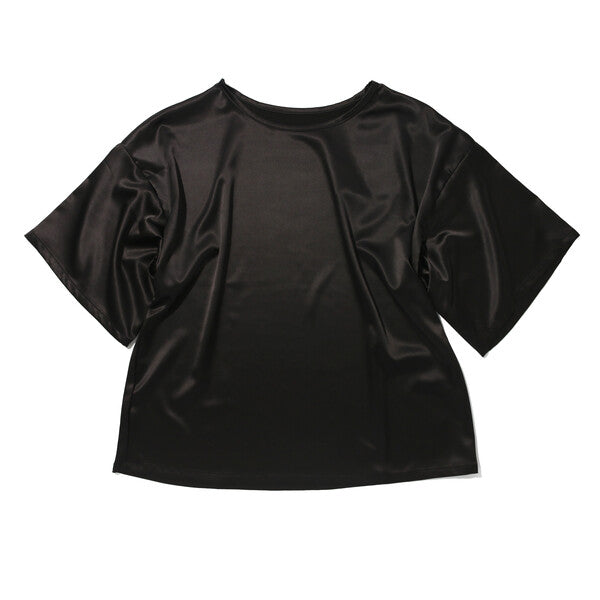 Satin Sleep Tee | Black