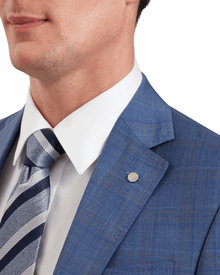 Men | Classic Wool Suit Jacket | Dark Blue (V2)
