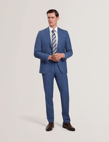 Men | Classic Wool Suit Trouser | Dark Blue (V2)