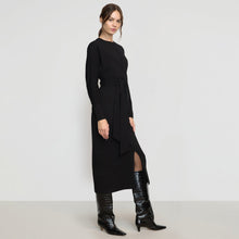 Wei Tie-Front Organic Cotton Dress | Black