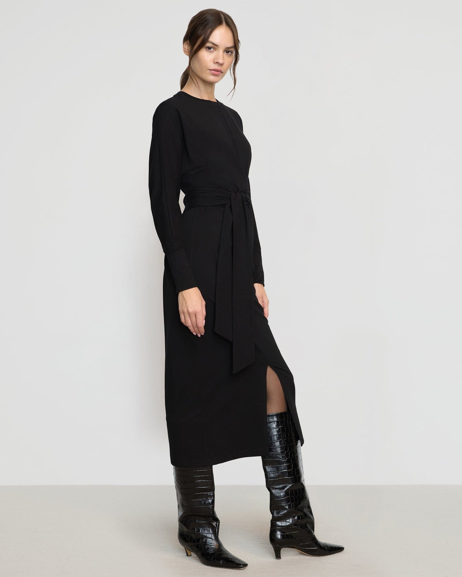 Beate | Wei Tie-Front Organic Cotton Dress Size Extra Small