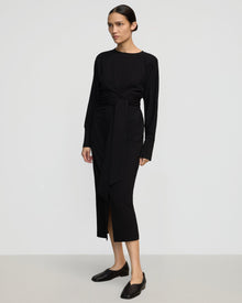 Charlotte | Wei Tie-Front Organic Cotton Dress Size Small