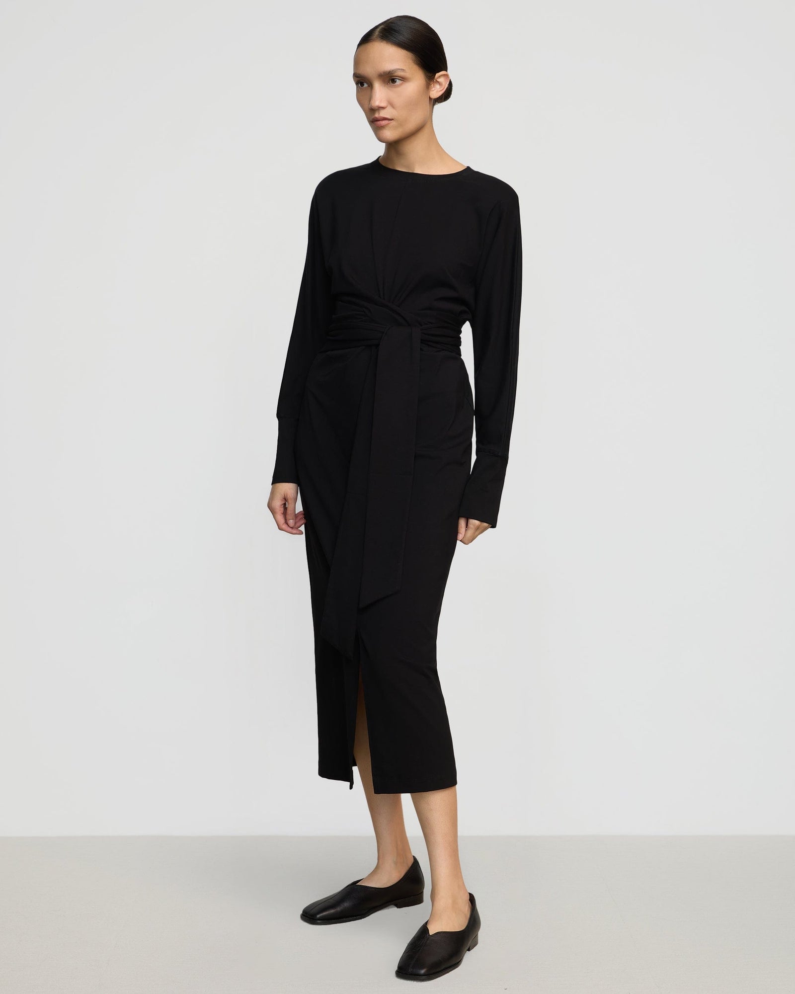 Charlotte | Wei Tie-Front Organic Cotton Dress Size Small
