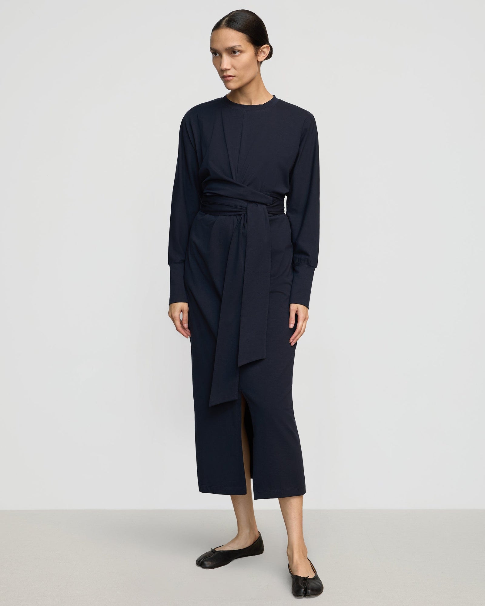 Charlotte | Wei Tie-Front Organic Cotton Dress Size Small