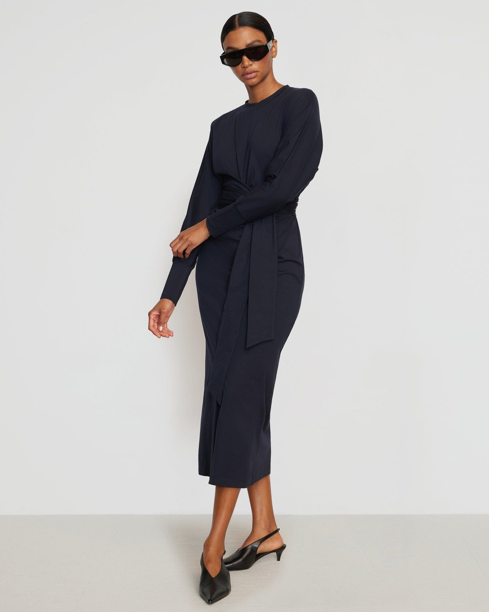 Luisa | Wei Tie-Front Organic Cotton Dress Size Medium