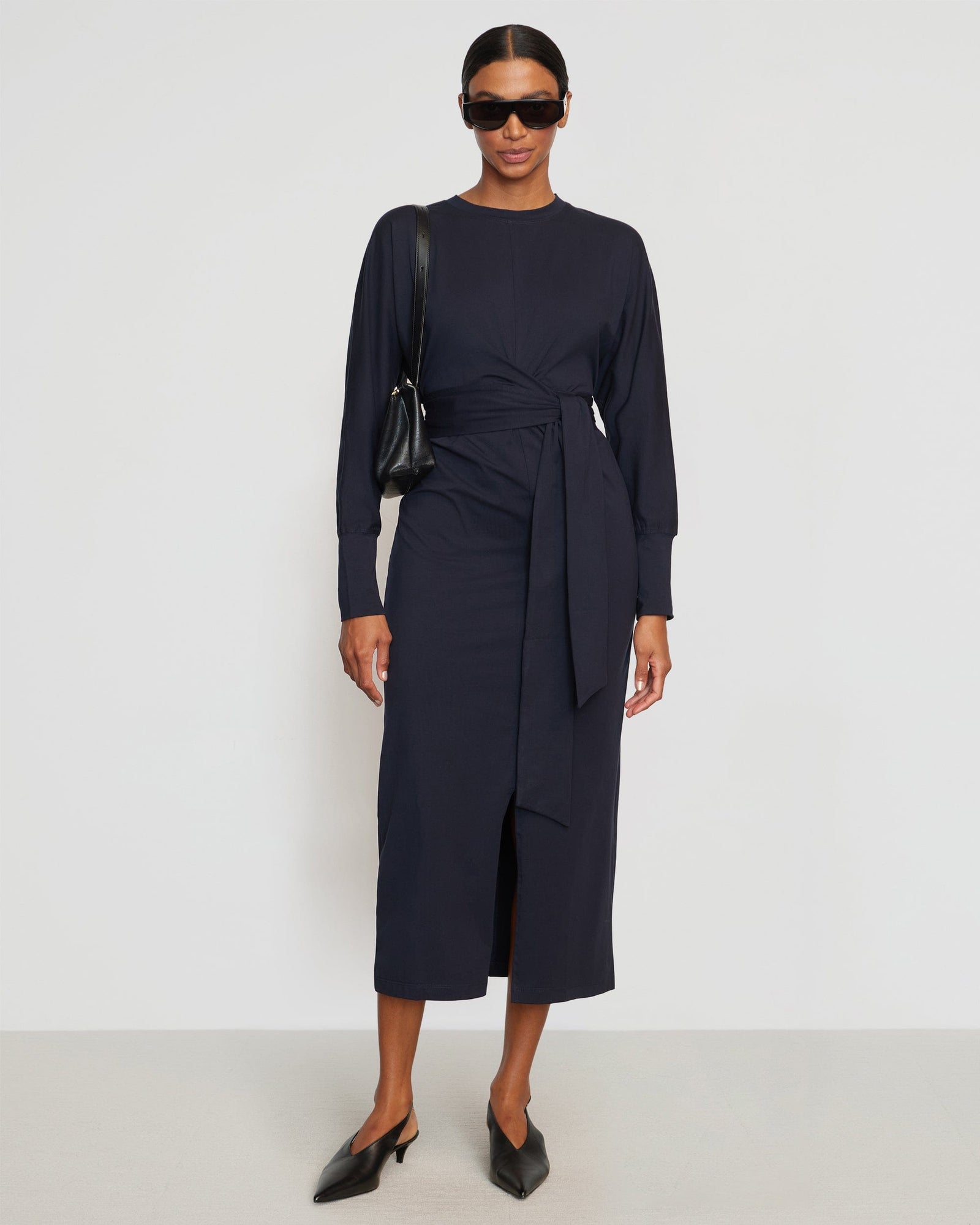 Luisa | Wei Tie-Front Organic Cotton Dress Size Medium