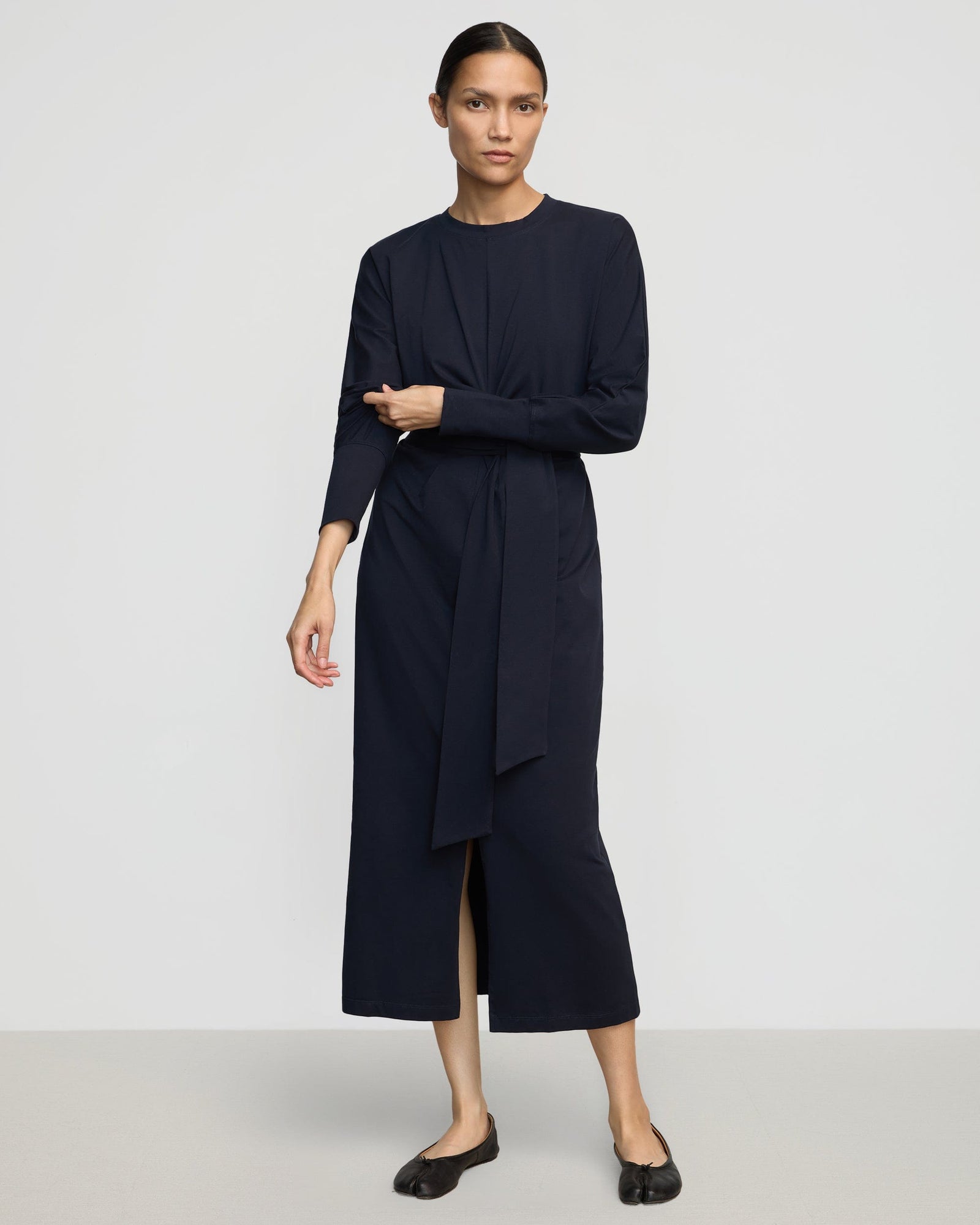 Charlotte | Wei Tie-Front Organic Cotton Dress Size Small