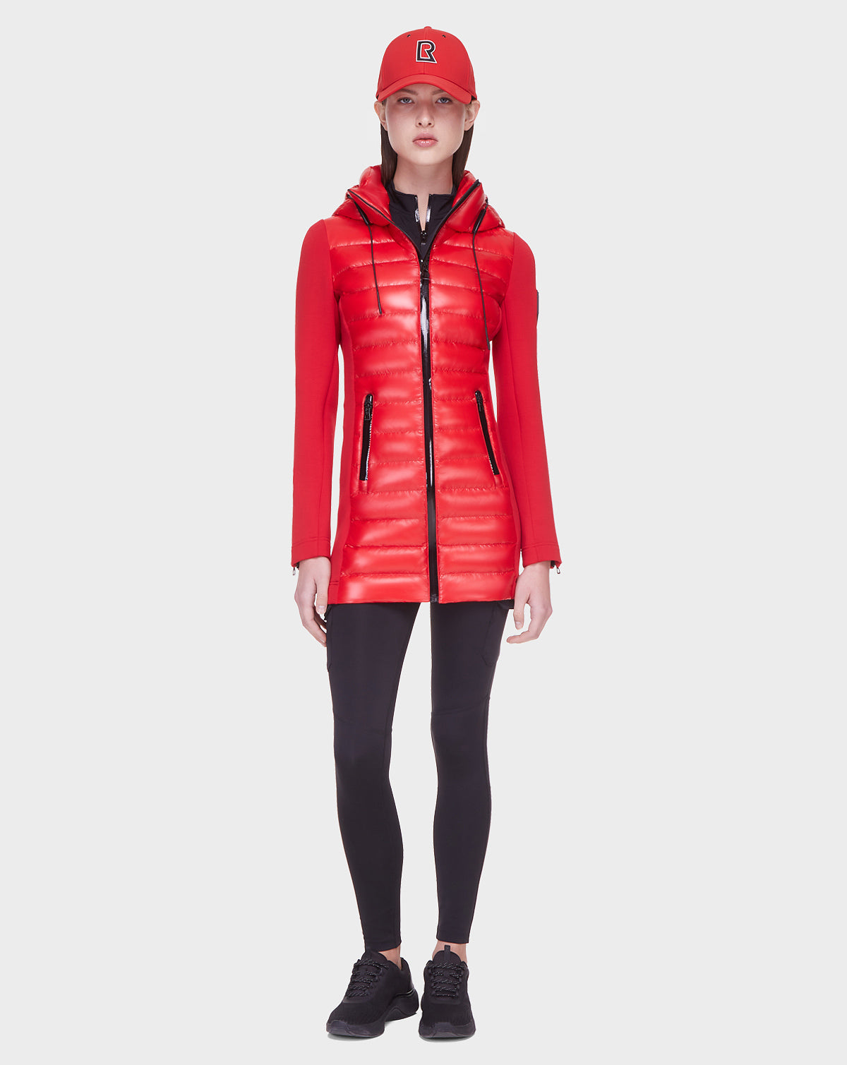 Women | MERINA Hybrid Lightweight Down Jacket | Poppy Red