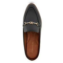 Erik Tailored Mule | Black Faux Calf