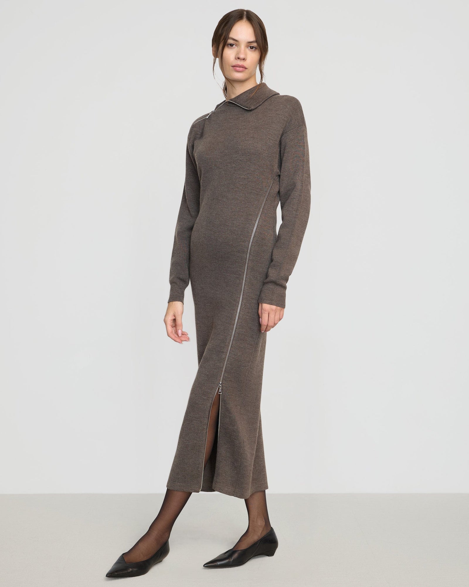 Beate | Yara Zipper Sweater Dress in Size Small