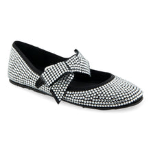 Poppy Casual Flat | Black Satin Polyester/Thermoplastic Elastomers